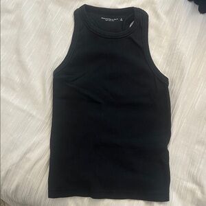 Abercrombie & Fitch Navy Soft Ribbed Top